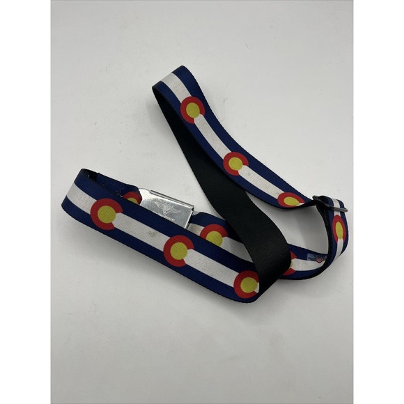Buckle Down Colorado Seat Belt Belt One Size - Picture 2 of 2